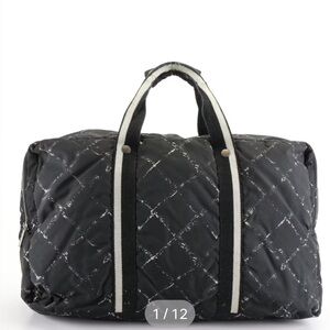 Chanel travel line duffel bag
